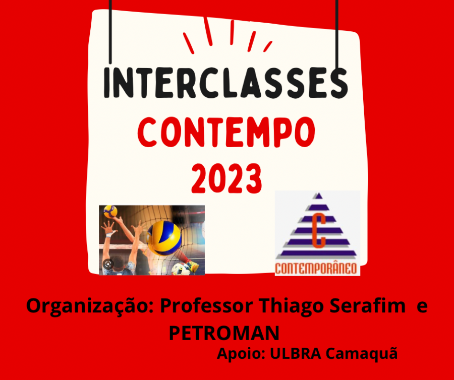 É HOJE: PRIMEIRO  INTERCLASSES 2023